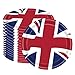 Union Jack Party Supplies Set-Wielka Brytania Wielka Brytania Anglia Brytyjska flaga Zestaw zastawy stołowej-Brytyjska flaga Papierowa zastawa stołowa Zestaw dekoracji na imprezę sportową Pub Lanzhi