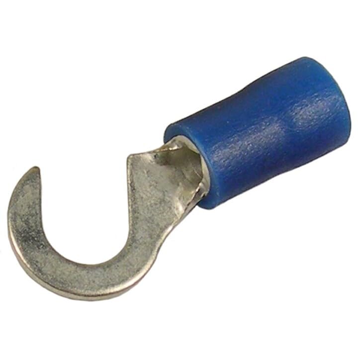 Pico 1844A 16-14 AWG(Blue) Flared Vinyl Insulated Electrical Wiring #8 Hook Terminals 1000 Per Package