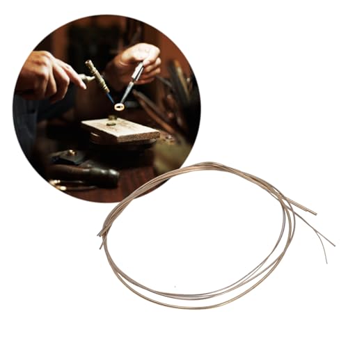 Image of 4Pcs Copper Solder Wires Set, Great Flexible Low Melting Point Easy to Use 0.5mm 0.7mm 1.0mm 1.5mm Soldering Wire for Jewelry Making