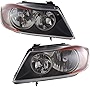 For BMW 328xi / 335xi Headlight Assembly 2007 2008 Driver and Passenger Side Pair/Set | Halogen | Sedan/Wagon | BM2502133 + BM2503134 | 63116942725 + 63116942726