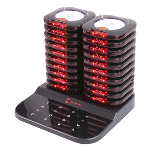 Pagers de cola para clientes con 3 modos de vibración y cobertura de 1000 metros 2