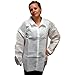Enviroguard 60 GSM Fabric SMS Long Sleeve Shirt, Disposable, White, 4X-Large (Case of 30)
