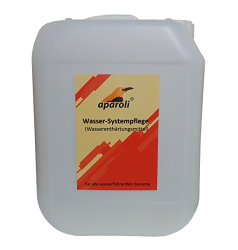 Preisvergleich Produktbild Aparoli Professionelle Wasser-Systempflege - Wasserenthärter, 10 Liter verhindert Kalkaufbauten an Düsen und Heizschlagen, 341484