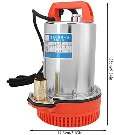 Mini Submersible Portable Electric Water Pump DC 12V Submersible Deep Well Water Pump Irrigation