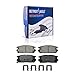Detroit Axle - Rear Brake Kit for Chevrolet Equinox Captiva Sport Saturn VUE Pontiac Torrent Suzuki XL-7 Disc Brakes Rotors and Ceramic Brake Pads w/Hardware Replacement