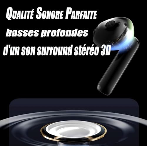 KOMUSII Cuffie Bluetooth, Auricolari Bluetooth 5.2...