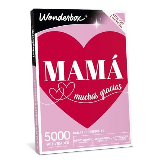 WONDERBOX - Caja Regalo Mama Muchas Gracias - Ideas Esta Regalos Originales Para Mujer, Regalos Navidad Originales, Regalos Para Tu Madre Será Emocionante.