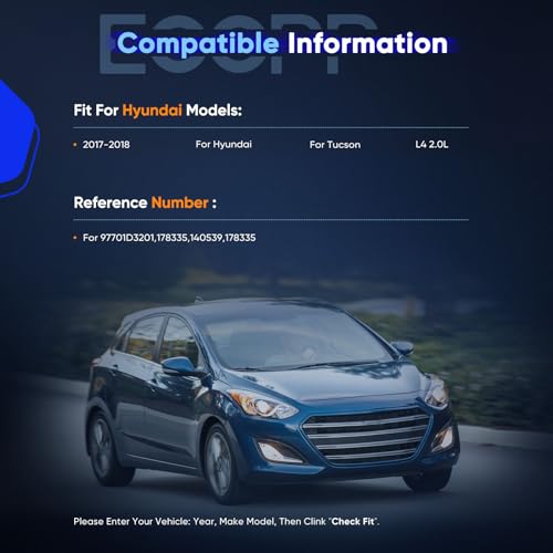 Image of ECCPP AC Compressor Fit for Hyundai Tucson 2.0L 2017-2018 | Fast Cooling AC Compressor with Clutch
