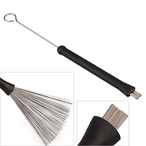 ROSENICE Schlagzeug Schlagzeugbesen Jazzbesen Drum Besen Trommel Büsche Sticks Drumstick Versenkbar, 2pcs - Image 5