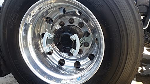 22.5” Abs Chrome-Plated Rear Wheel Cover Wheel Simulator – Set Of 2 #TOP3