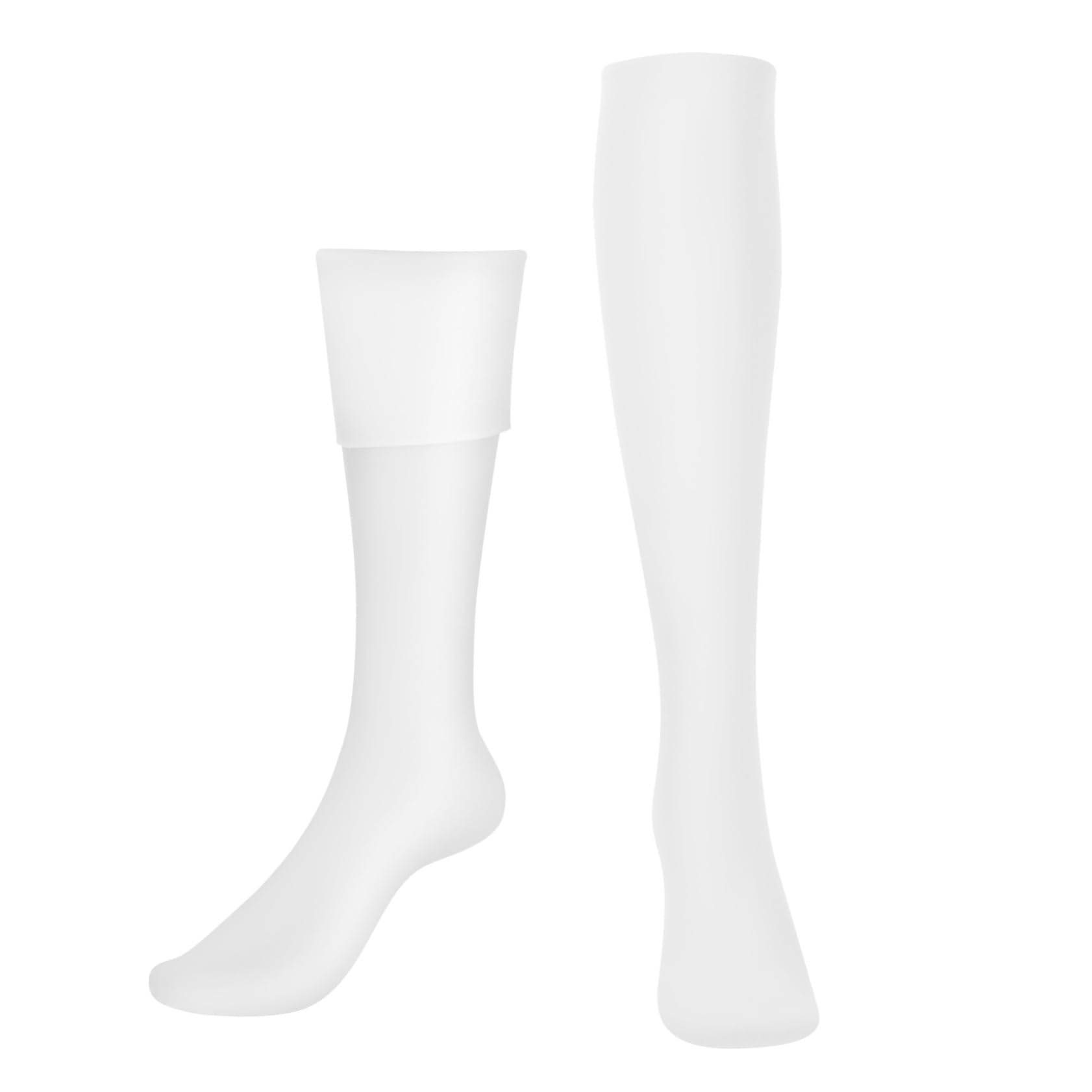 HEMOTON Moisturizing Knee High Socks for Men and Women Overnight Gel Socks Soft Sebs for Dry Cracked Feet Breathable Design for Spa Like Comfort