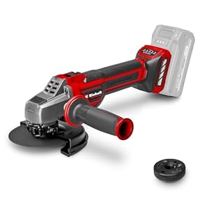 Einhell Professional Akku-Winkelschleifer TP-AG 18/125 CE Q Li Power X-Change (18 V, 900 W, Ø 125 mm, 33 mm Schnitttiefe, Brushless, Konstantelektronik, ohne Trennscheibe, ohne Akku)