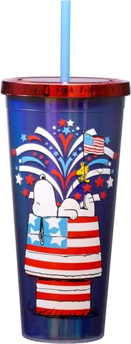 Spoontiques Snoopy Americana Foil Cup 20oz