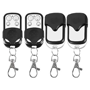 Autosleutel Klonen Key Fob, 4 stuks, universele afstandsbediening, klonen draadloze afstandsbediening, sleutelhanger…