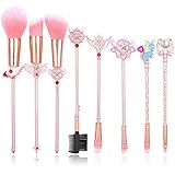 Professional Cardcaptor Sakura Makeup Brushes Anime Series Makeup Brushes Foundation Blending Blush Cosmetic Tool Pink Drawstring Bag Included (Cardcaptor Sakura Makeup Brushes 1)