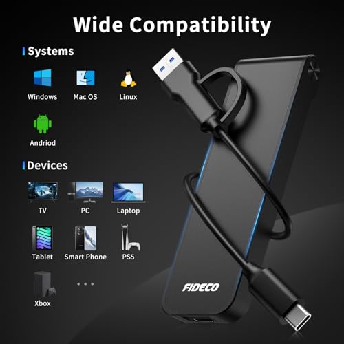 Enclosure M.2 NVMe SSD y Adaptador USB 3.0 a SATA/IDE miniatura 5