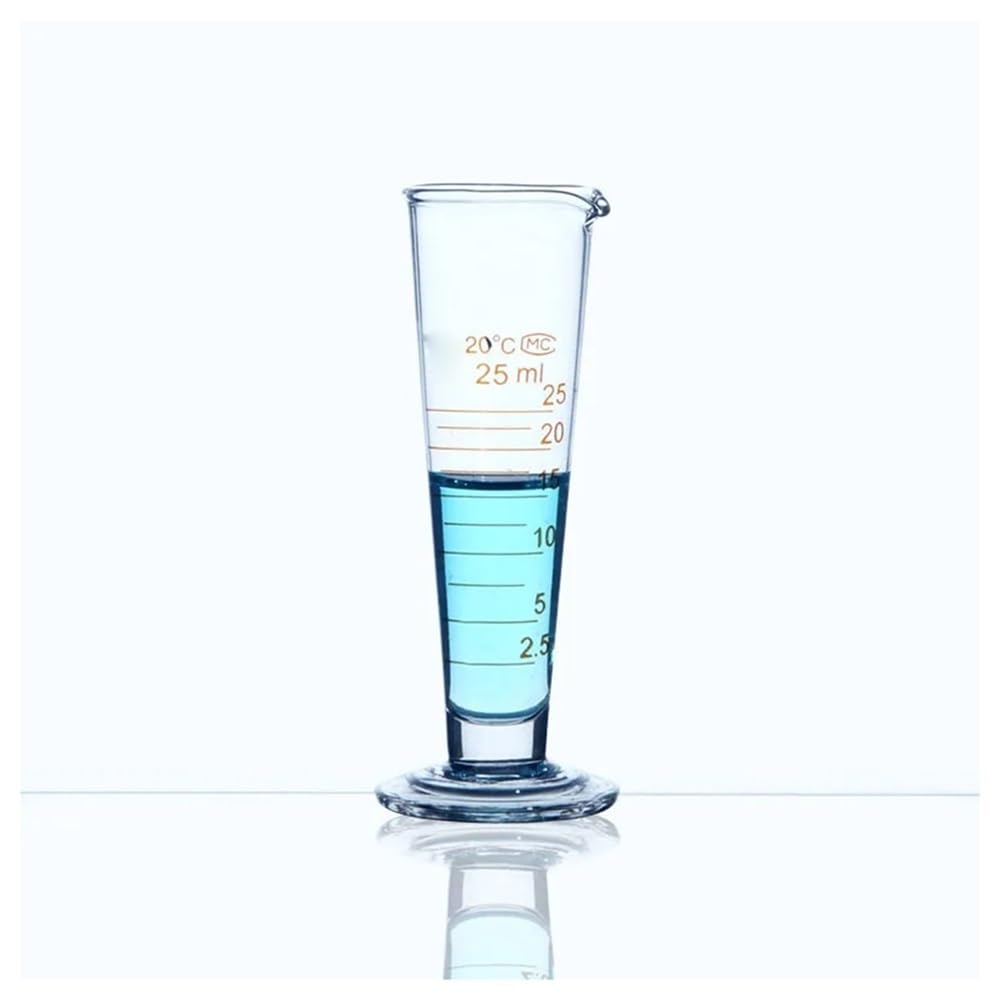 Équipements et fournitures de laboratoire Tasse à mesurer triangulaire en verre, cylindre gradué conique 50/100/250/500 m