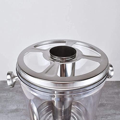 Distributeur de tour de bière bouteille de jus de fruit transparente de table - 4