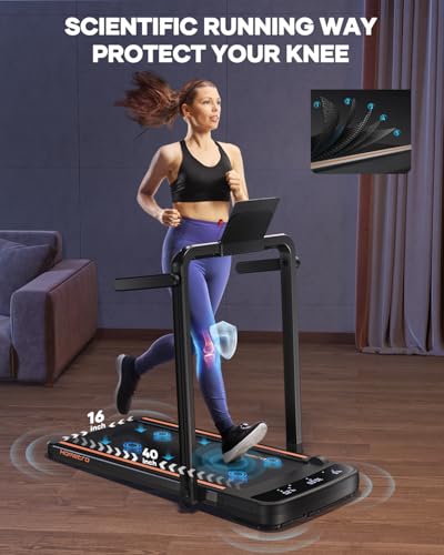 Hometro JF-H-40DA 3.0Hp Foldable Compact Treadmill,2 In 1 Walking Pad & Jogging Machine thumb #6