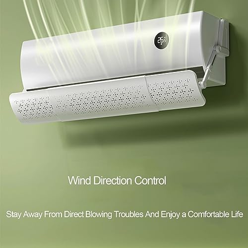 Deflector de aire acondicionado de ajuste universal y guiado de viento 6
