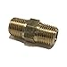 EDGE INDUSTRIAL Brass HEX Nipple 1/8" Male NPT MNPT Fuel/AIR/ Water/Oil/ Gas WOG