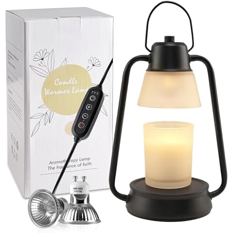 Hayagive Electric Candle Warmer Lamp with Timer Cover