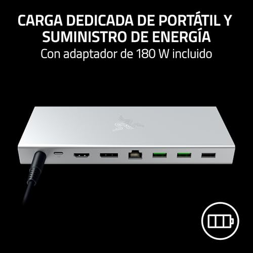 Estación USB 4 Razer para setup de juegos y productividad con doble HDMI 5