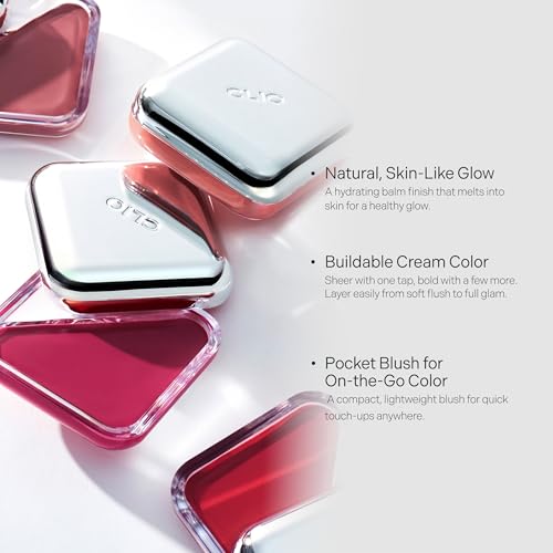 Image of CLIO Essential Lip & Cheek Tap, Pocket Blush, Creamy & Buildable Color, Contour & Highlight Face, Dewy & Natural Glow Finish, Non-Greasy, Travel-Sized, Safe for Sensitive Skin (01 PEACH FLUSH)