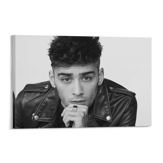 YOUMAN Póster de cantante británico de Zayn Malik, póster decorativo para colgar en la pared, póster decorativo de 60 x 90 cm