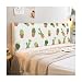 Pokrowiec na zagłówek łóżka King Size, Elastyczny ochraniacz na zagłówek, Cute Cartoon Printed Headboard Slipcover dla dziewczynek Dzieci Chłopcy Dekoracja łóżka,C1,220x65cm