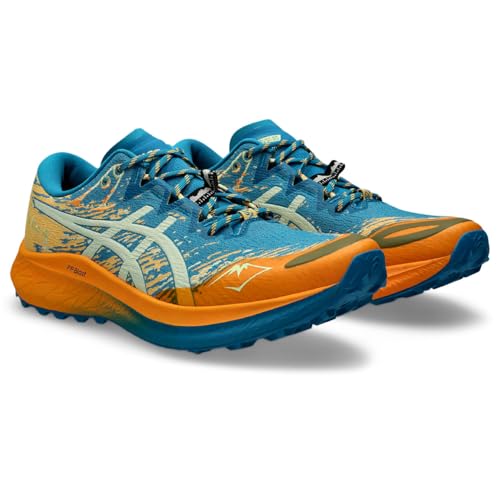 Asics Fuji Lite 5, Sneaker Hombre, Teal Blue Cool Matcha, 42 EU