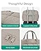 BAGSMART Gym Bag for Women, Personal Item Bag Puffer Duffle Bag, Weekender Overnight Bag Carry On Tote Bag for Travel, Camel