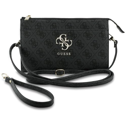 CG MOBILE Guess 4G Clutch Bag with Large Logo (Black)