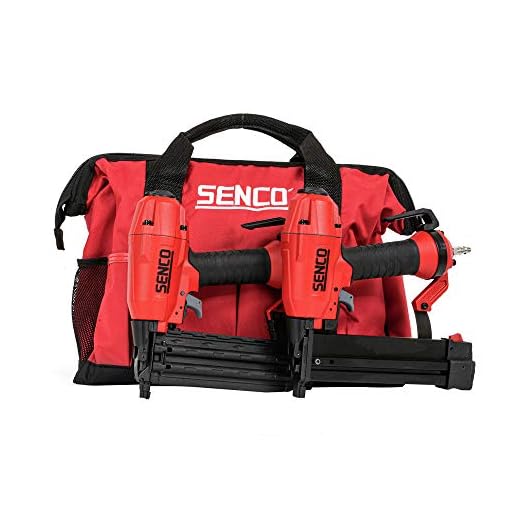 SENCO 11C0001N FinishPro 18 Gauge 2 in. Brad Nailer and 1/4 in. Crown Finish Stapler Combo Kit