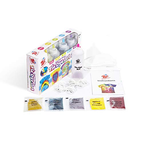 Tbc the best crafts 59 pieces tie-dye kit for kids