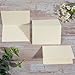 50 Pack Blank Cards Folded Cardstock Thank You Blank Greeting Cards for Invitations, Wedding, Greeting Cards, All Occasion DIY, 5x7 Folded Cards Cream