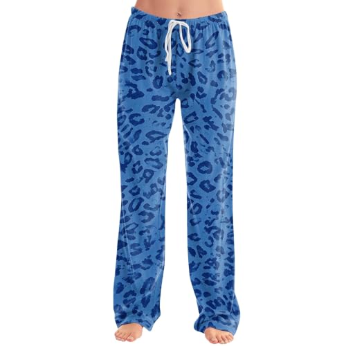 Leopard Pants Women Baggy Casual Leopard Print Pajama Pants Cute Pajamas - image 2