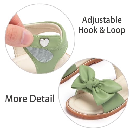 Image of ESTINE Toddler /Little Kid Girls Bow Open Toe Flat Evening Dress Sandals