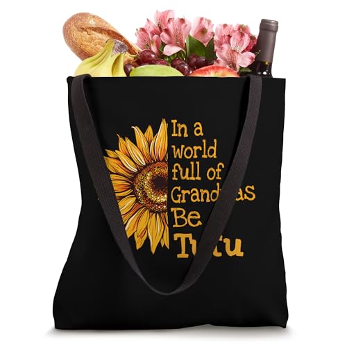 Bolso Tote Hawaii de Abuela Tutu con Diseño de Girasol miniatura 4