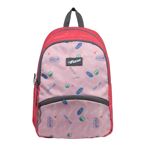 F Gear Brio13L, Kids School Backpack|Academy|Daypack|Tuition Bag|Lightweight Primary/Nursery/Picnic bag For Girls, Boys|Bottle Holder & Front Zippered Pocket, Padded Shoulder Straps (Rosebud) (B0CWR9HK6X) Amazon Price History, Amazon Price Tracker