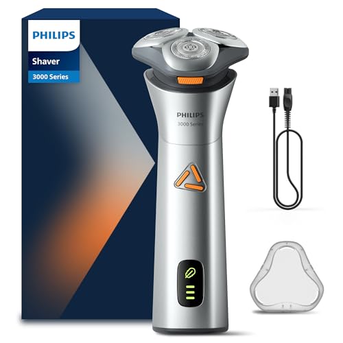 Philips S3882/00 3000 Series Wet & Dry Electric Shaver with Power Cut Blades