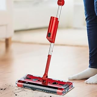 Swivel Sweeper Balai sans Fil avec Fonction de Balayage - sans Fil, sans Sac & Rechargeable - Balai de Sol avec Articulation articulée ménageant Le Dos & Rotation à 360° - Flexibilité maximale