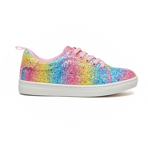Bernal Girls & Boys Sparkle Glitter Sneakers Toddler/Little Kid/Big Kid Non-Slip Slip On School Low Top Walking Shoes thumb #2