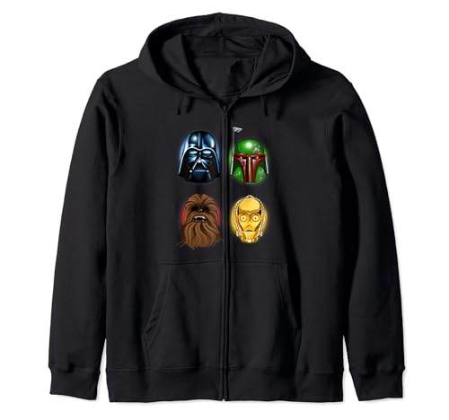 Sweat Star Wars Character Color Pop Heads pour soirées cinéma et streetwear