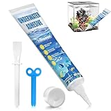Silicona Acuario, Colle Sous L'eau Silicone Aquarium, Silicona Transparente, Gran Adherencia, Apta Para Acuarios, Piscinas, Estanques y Todas las Superficies Subacuáticas, 120ml