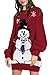 Sovoyontee Women's 2024 Cute Ugly Christmas Oversized Long Sweater Dress with Pockets