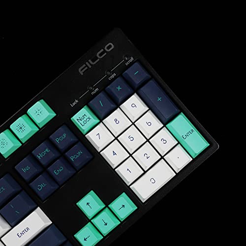 Image of 144 Sound Wave Keycaps Dye-Sub Thick PBT Cherry Profile Key caps for TKL 61 64 68 75 87 96 104 108 GMMK MX Mechanical Keyboard