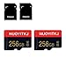 2 Pack 256 GB Memory Card -Kartenklasse 10 Speicherkarte mit -Adapter Hochgeschwindigkeit TF -Karte für Tablet, Kamera, Drohne
