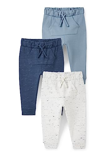 C&A Baby Jungen Hosen Jogginhose Regular Regular Fit 3er Pack|Multipack...