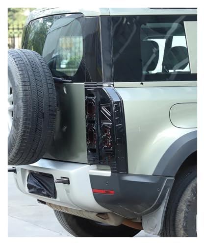 Focos traseros Land Rover Defender protector de lámpara con diseño mecha ABS 3